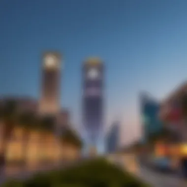 Magnificent The Clock Tower of Dubai: A Landmark on Sheikh Zayed Road