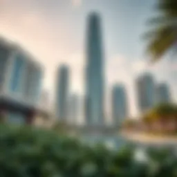 Stunning view of Garden City Tower showcasing its unique architecture