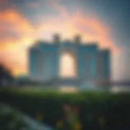 Stunning architectural view of Atlantis The Pointe showcasing its grandeur