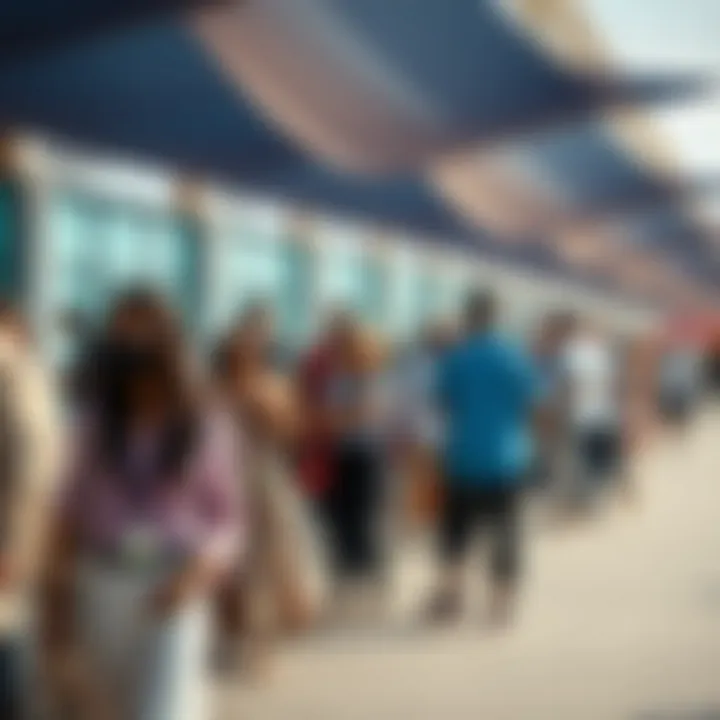 Community Engagement at Blue Camp Al Quoz Vibrant community event taking place