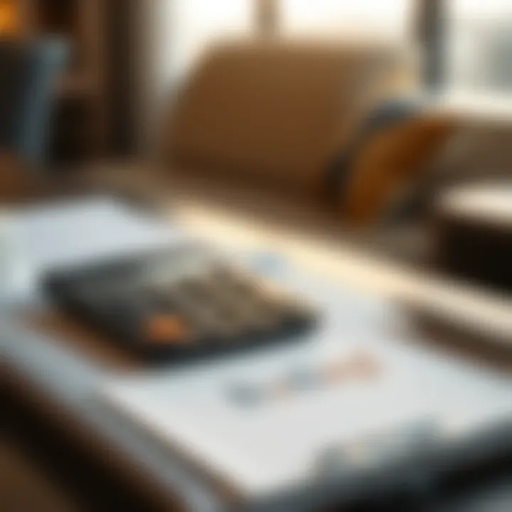 Effective Budgeting for Real Estate Transactions Calculator and notepad for budgeting in property investments