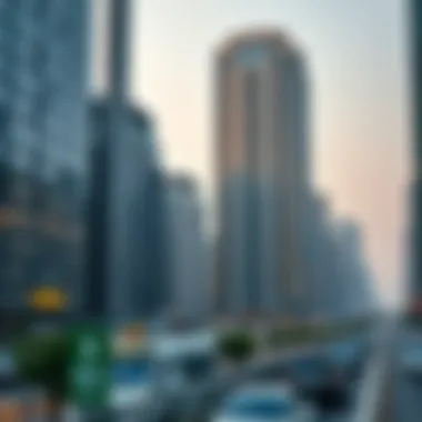 CBD 4's Thriving Business Landscape Business district in CBD 4 with high-rise buildings