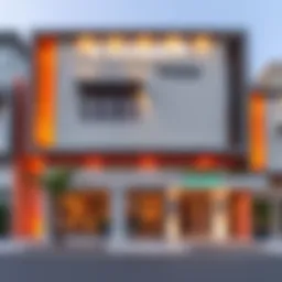 Exterior view of Cloud9 Hostel showcasing its modern architecture