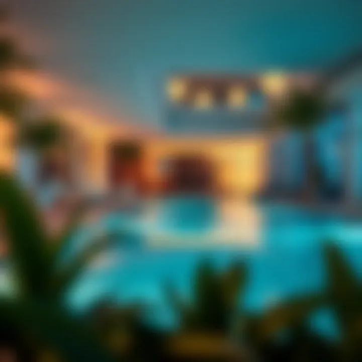 Luxury Amenities in Dubai Rentals Amenities in a Dubai rental apartment such as pool and gym