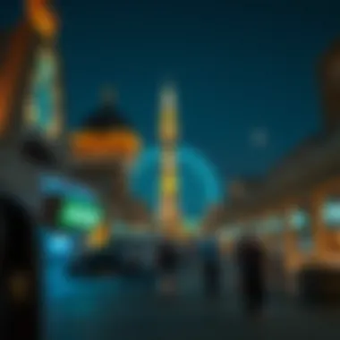 Artistic representation of Sharjah's vibrant cultural scene