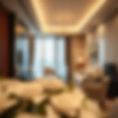 Luxurious Living Spaces in Concord Tower Elegant interiors of a residential unit in Concord Tower