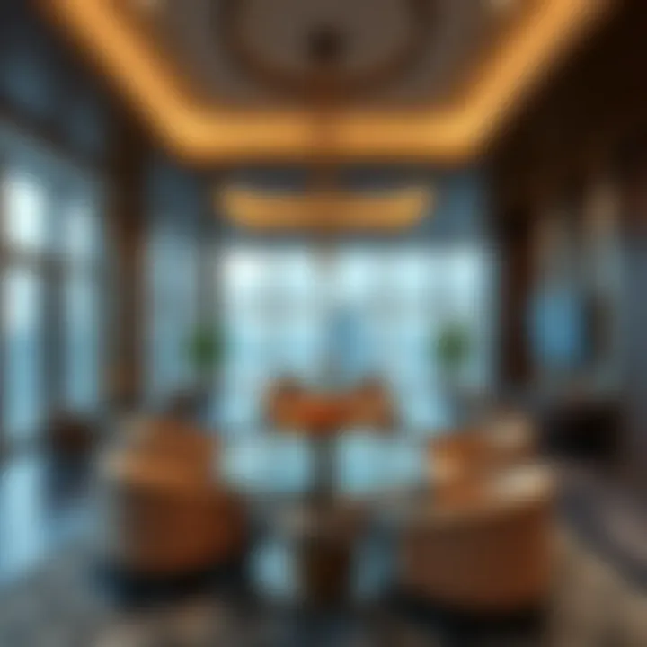 Amenities available within the Conrad Office Tower for tenants