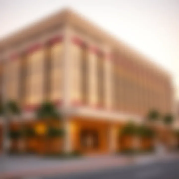 Strategic Location of Al Muteena Technic Building Strategic location overview of Al Muteena Technic Building