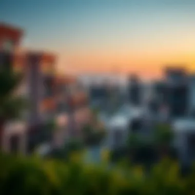 Residential Neighborhoods of Dubai Vibrant neighborhood in Dubai highlighting residential properties