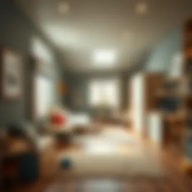 Encouraging Imagination: Play Space Design Creative play area in a children's bedroom