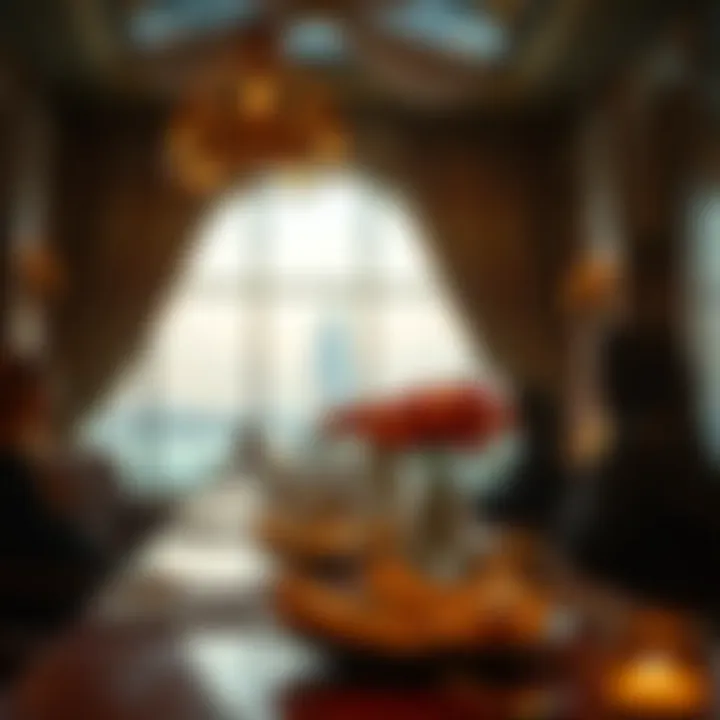 Elegant iftar setting showcasing luxury hospitality
