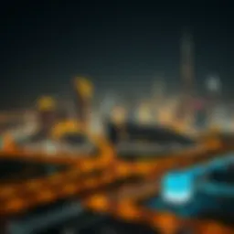 Stunning skyline of Dubai during Ramadan evenings