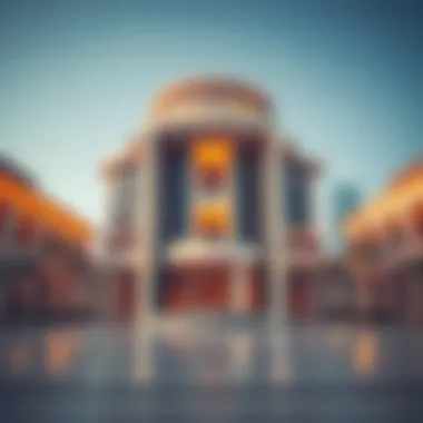 Architectural Marvels of Downtown Dubai Stunning architectural design of a high-end property in Downtown Dubai