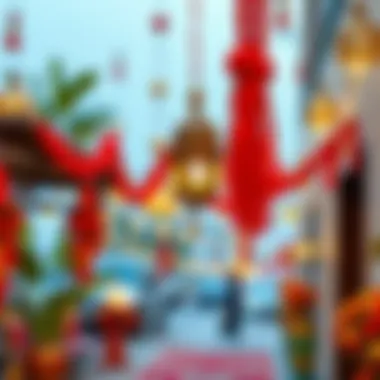 Vibrant Eid Decorations in Dubai Traditional decorations for Eid in Dubai