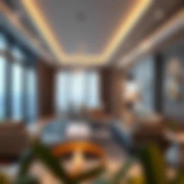 Modern living spaces within Emerald Court