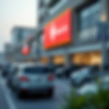 Illustration of parking management strategies in Dubai