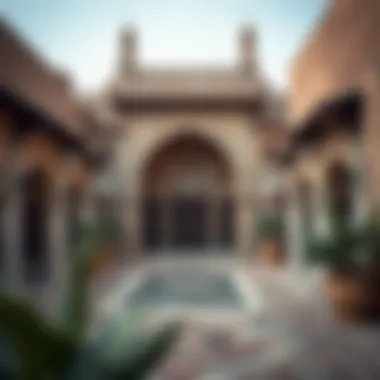Emirati Cultural Heritage in Al Khan Cultural heritage site in Al Khan reflecting traditional Emirati design