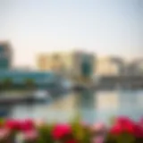 A stunning view of Al Khan waterfront showcasing modern architecture