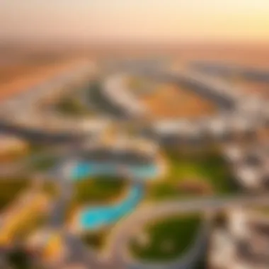 Aerial View of المرابع العربية Aerial view of المرابع العربية showcasing its lush landscapes and modern architecture