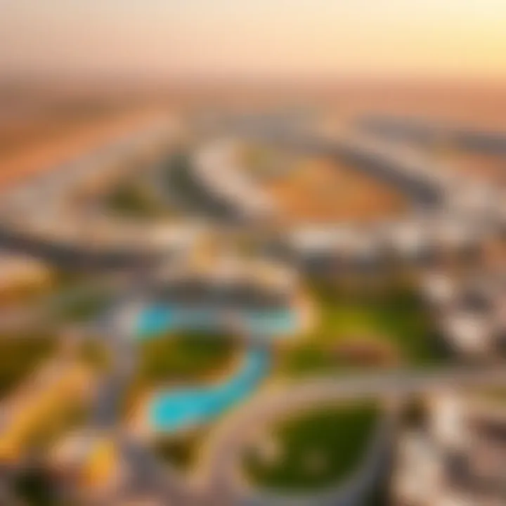 Aerial View of المرابع العربية Aerial view of المرابع العربية showcasing its lush landscapes and modern architecture
