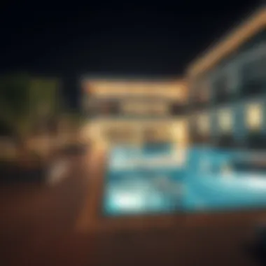 Modern Amenities in المرابع العربية Modern amenities in المرابع العربية including pools and fitness centers