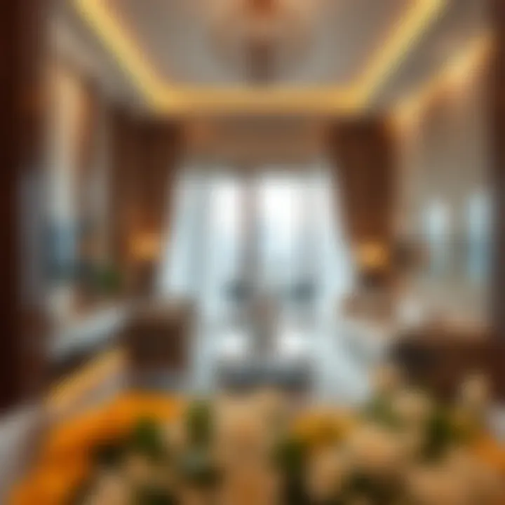 Elegant Interiors of Al Maya Dip II Apartment Luxurious interiors of a model apartment in Al Maya Dip II