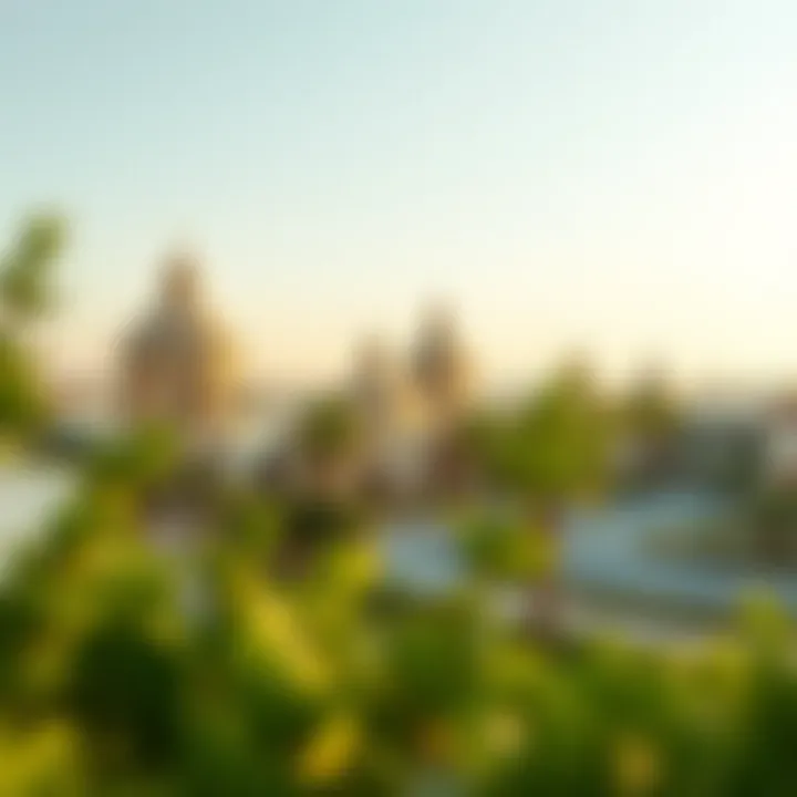 Architectural Beauty of Al Shaab Village A stunning view of Al Shaab Village showcasing its architectural beauty