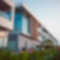 Architectural view of الواحة سنتر showcasing modern design