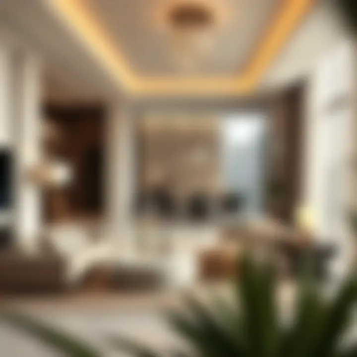 Residential units with luxurious living spaces