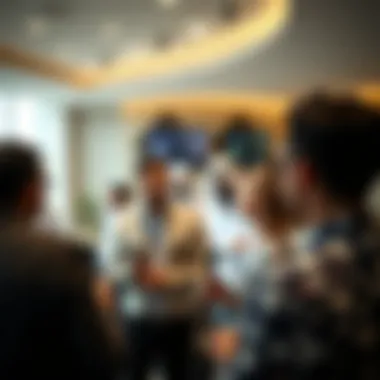 Networking event held at the Al Zarooni Business Center emphasizing connections between entrepreneurs