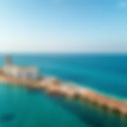 Stunning view of Almamzar Beach showcasing clear blue waters