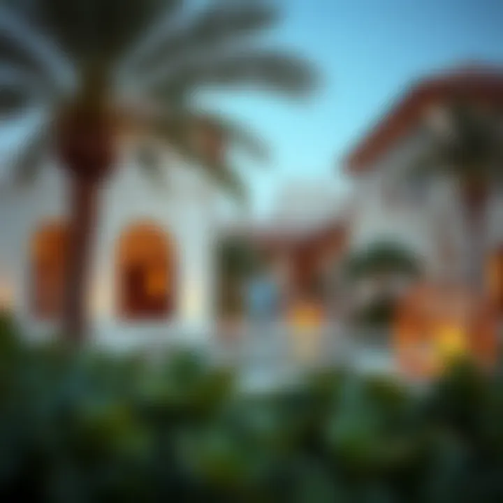Architectural marvels on Alnoor Island reflecting modern design and traditional influences