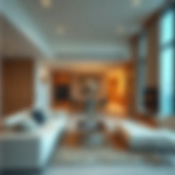 Trendy apartment interiors reflecting Dubai's luxury real estate