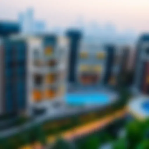 Dubai's Architectural Marvels A luxurious skyline view of Dubai showcasing modern architecture