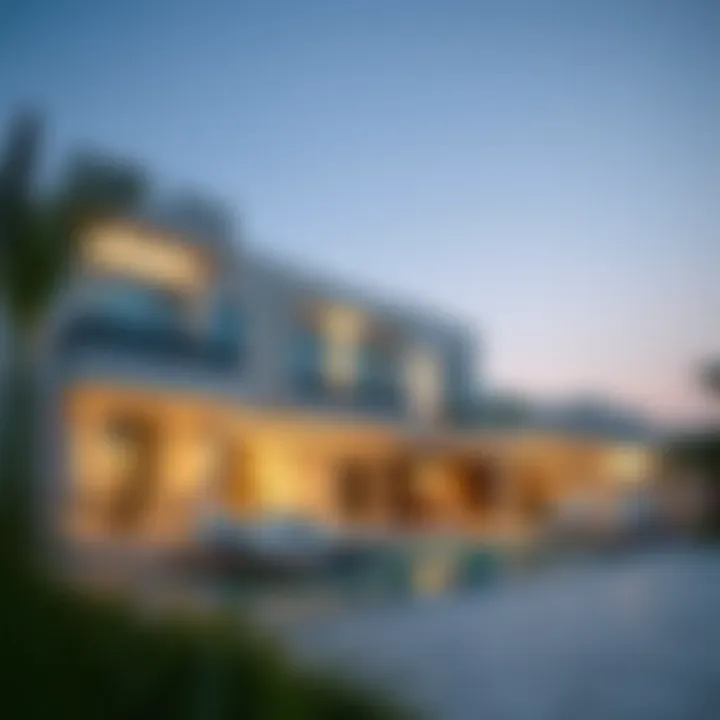 Luxury Living in Dubai A serene residential property in Dubai, epitomizing luxury living