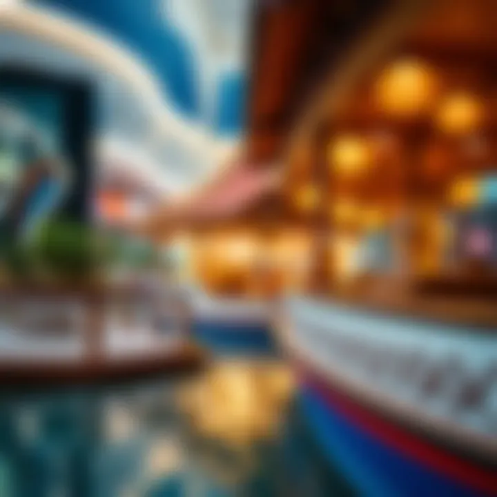 Cultural elements showcased near the boat ride