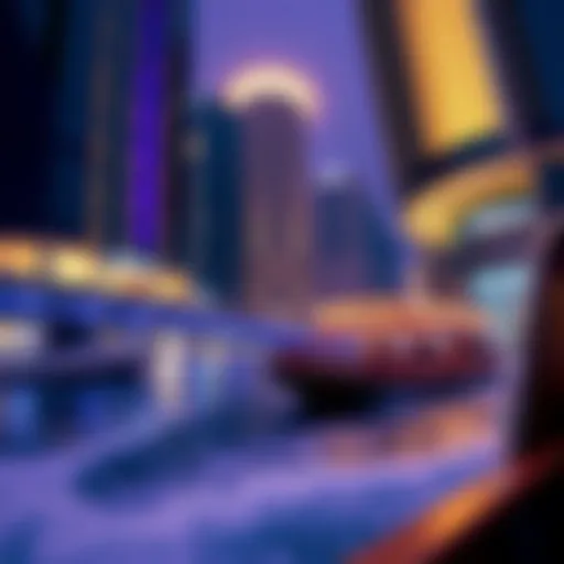Scenic view of the Dubai Mall boat ride