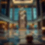 Luxurious hotel lobby in Business Bay