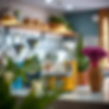 Sustainable Cleaning Solutions in Dubai Eco-friendly cleaning products displayed on a counter