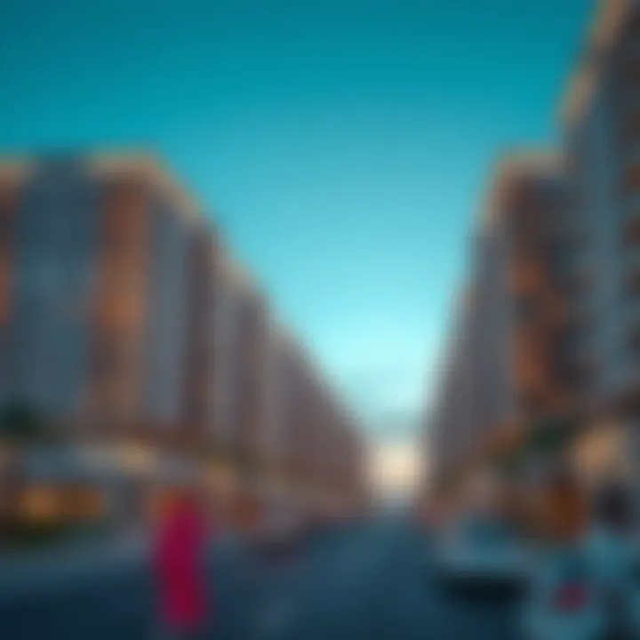 Modern residential buildings illustrating the real estate landscape in Al Nahda
