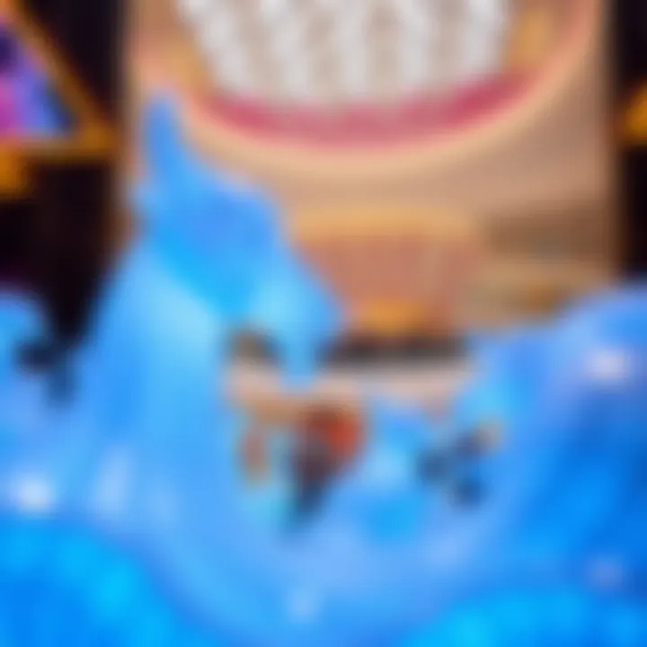 Captivating Art Installation at Dubai Mall A beautiful art installation inside Dubai Mall captivating visitors.