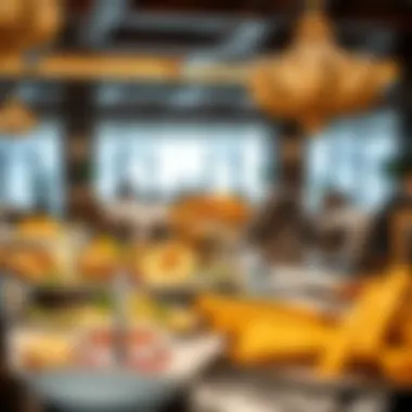 A lavish buffet spread for iftar celebration