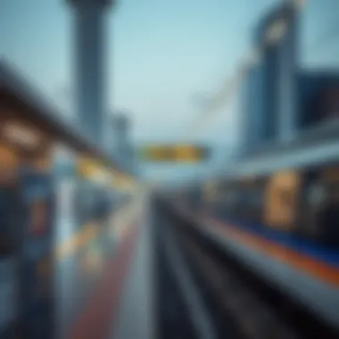 Significant Stations on the Dubai Metro Key stations along the Metro route