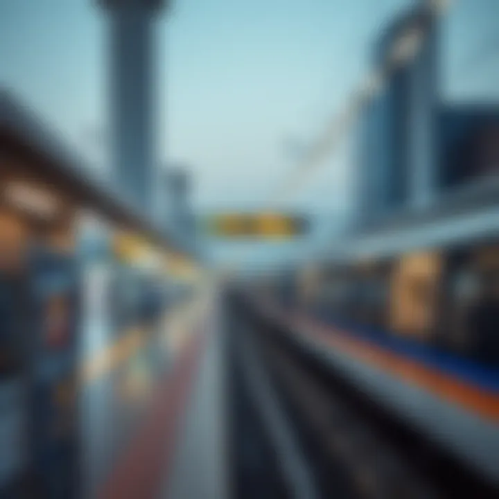 Significant Stations on the Dubai Metro Key stations along the Metro route