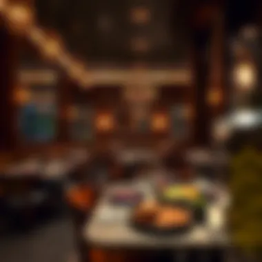 Warm Ambiance: Inside Malabar Restaurant Inviting interior of Malabar Restaurant with cozy ambiance