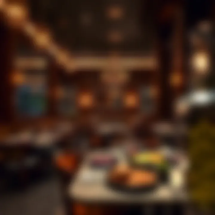 Warm Ambiance: Inside Malabar Restaurant Inviting interior of Malabar Restaurant with cozy ambiance