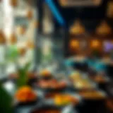 Delicious spread of Malabar cuisine showcasing traditional dishes