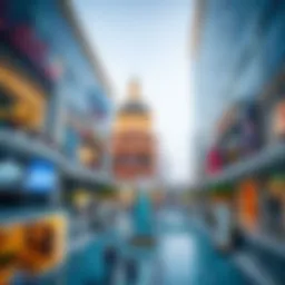 A stunning view of the Dubai Mall showcasing its grandeur