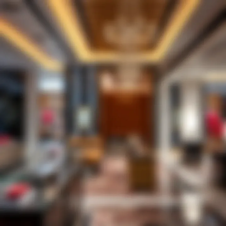 Luxury Retail Experience in Dubai Interior shot of a luxury retail store inside a Dubai mall