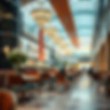 Dining Experiences in Dubai's Malls A vibrant dining area within one of Dubai's malls